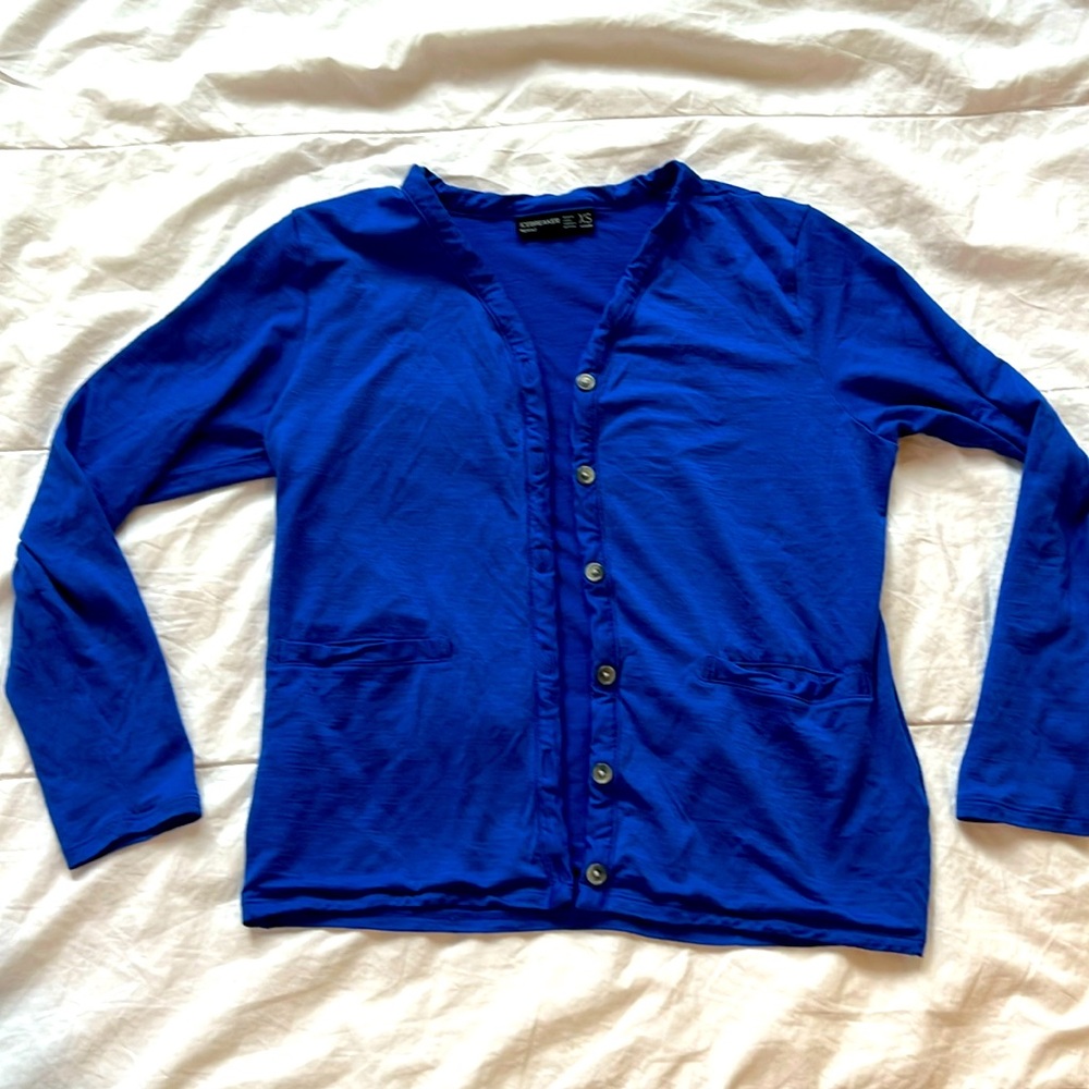 Rare icebreaker merino wool cool lite cardigan